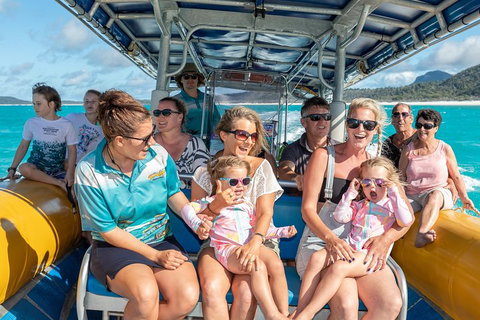 Ocean Rafting Tour To Whitehaven Beach, Hill Inlet Lookout & Top Snorkel Spots - Accommodation Brunswick Heads 3