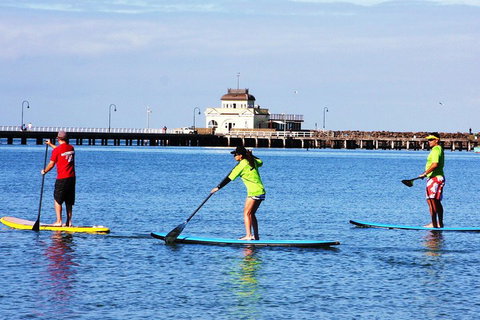 Private Stand-Up Paddle Board Lesson At St Kilda - Accommodation Brunswick Heads 1