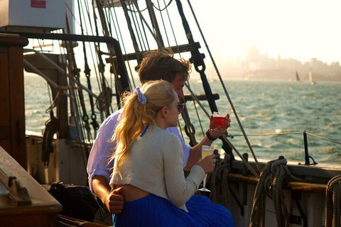 Sydney Harbour Tall Ship Wine & Canapes Evening Cruise - Accommodation Brunswick Heads 1